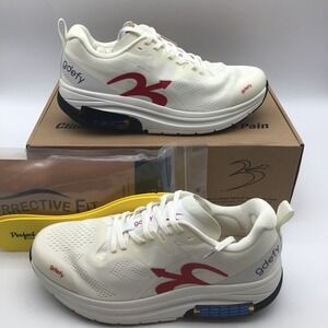Gravity Defyer GDEFY Lauff Mens Size 10 White Red VersoShock Running Shoes NEW